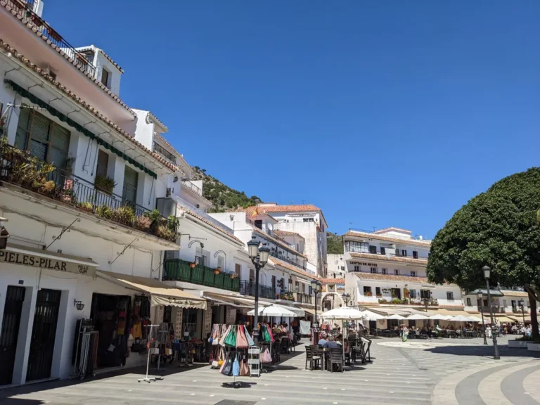 white andalucian town