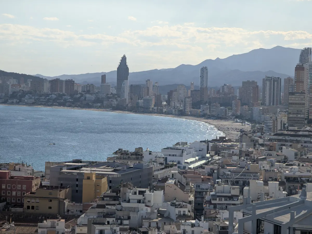 Benidorm skyline